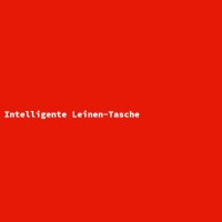 Intelligente Leinen-Tasche