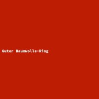 Guter Baumwolle-Ring