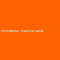 Mittelm&auml;&szlig;iger Aluminium-Laptop