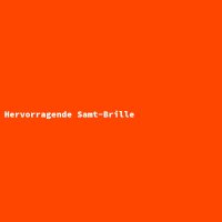 Hervorragende Samt-Brille