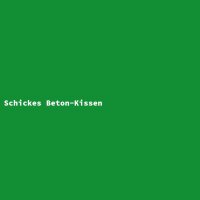 Schickes Beton-Kissen