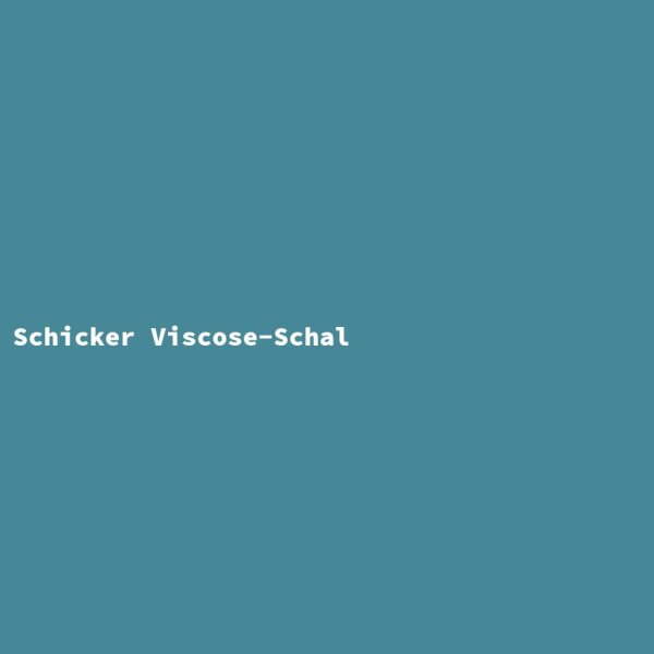 Schicker Viscose-Schal