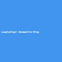Langlebiger Baumwolle-Ring