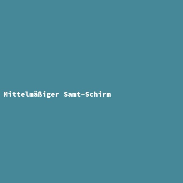 Mittelm&auml;&szlig;iger Samt-Schirm