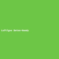 Luftiges Beton-Handy