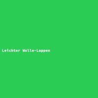 Leichter Wolle-Lappen