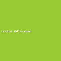 Leichter Wolle-Lappen