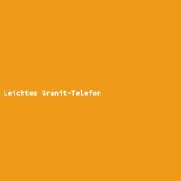 Leichtes Granit-Telefon