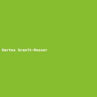 Hartes Granit-Messer