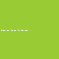 Hartes Granit-Messer